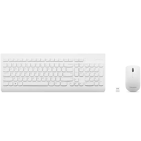 Kit tastatura si mouse Lenovo 510, US layout, Alb