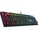 Tastatura mecanica gaming BlackWidow V4 X (Yellow Switch), layout US, taste ABS, layout US, cu 6 butoane customizabile, negru