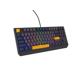 Tastatura gaming mecanica cu fir Genesis Thor 230 TKL, iluminare RGB, switch Linear, switch model Outemu Panda, numar taste 87, 11 butoane multimedia, lungime cablu 1.6m, dimensiuni 363 x 155 x 39 mm, naval blue