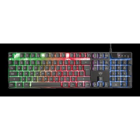 Tastatura Trust GXT 835 Azor, gaming, neagra