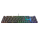Tastatura mecanica Trust GXT 866 Torix cu fir, swtich linear, 104 butoane, full RGB, butoane programabile, tipuri de jocuri FPS, MMO, MOBA, RPG, RTS, negru