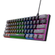 Tastatura mecanica cu fir Trust GXT 867 Acira, USB 2.0. nr taste 61, swtich linear, negru