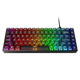 Tastatura Gaming Lenovo Legion K510 Mini Pro, Numar taste: 84, Interfata tastatura: USB, Tastatura iluminata: RGB, Culoare: Negru, Tehnologie: Cu fir, Kit: Nu, Continut pachet: 1 x Keycap Puller, 1 x Tastatura Gaming; Altele: Anti-Ghosting, Lungime cablu 1.8 m, Dimensiune (mm): 310.91 x 120.41 x