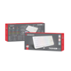 Tastatura gaming mecanica wireless Genesis Thor 230 TKL, iluminare RGB, 87 taste, 11 butoane multimedia, alb