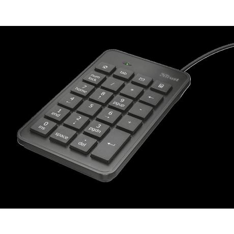 Trust Xalas USB Numeric Keypad, neagra