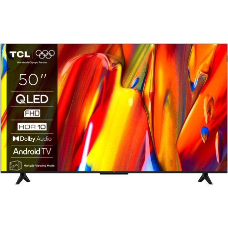 Televizor QLED TCL 50V5C, 127 cm, Full HD, Smart TV, WiFi, CI+