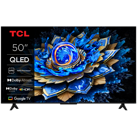 Televizor TCL QLED 50T69C, 126 cm, Smart Google TV, 4K Ultra HD, (Model 2025)