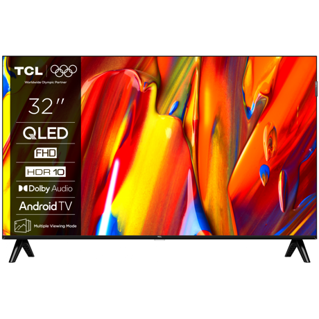 Televizor TCL QLED 32V5C, 80 cm, Smart Google TV, Full HD, (Model 2025)