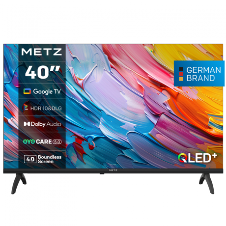 Televizor METZ QLED 40MQF7000Z, 101 cm, Smart Google TV, FHD, Clasa E (Model 2025)