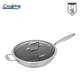 TIGAIE WOK INOX + CAPAC STICLA HR-MRK-28W