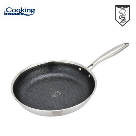 TIGAIE INOX IN 3 STRATURI 24X4.5 CM, TITANIUM3, COOKING BY HEINNER