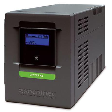 SOCOMEC NeTYS PR-MT 1500VA/1050W 230V 50/60Hz WITH AVR, SINEWAVE,LCD PLUGS PROTECTED RJ45,USB BATTERY INCLUDED , 1XIEC C14, OUT  6x IEC C13