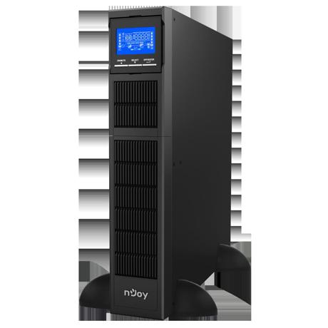 UPS nJoy Balder 1500, 1500VA/ 1500W, On-line, LCD Display, Montare Rack/Tower, 8 Prize IEC 13, Dubla conversie, Plaja larga de tensiuni acceptate, Eficienta impresionanta de pana la 96%, Frecventa: 40Hz ~ 70 Hz, Dimensiuni: 410 x 438 x 88 mm, Greutate: 15.5 kg