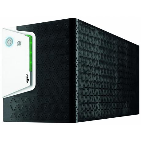 UPS Legrand KEOR SP 2000, 2000VA/ 1200W, 2x IEC + 2x German standard sockets, USB port, baterie 2x 12V 9Ah, 230V, stabilizator electronic (AVR), forma Tower, tehnologie Line interactiv, dimensiuni 148 x 173 x 380mm