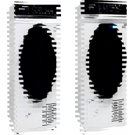 Uscator de rufe Heinner HHPD-M9K5IVC+++, Pompa de caldura, Capacitate: 9 Kg, Clasa energetica: C, Inverter, 10 programe, Display, Touch Control, Alb