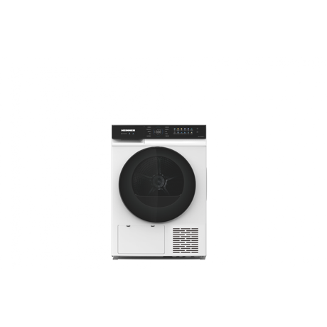 Uscator de rufe Heinner HHPD-M9K5IVC+++, Pompa de caldura, Capacitate: 9 Kg, Clasa energetica: C, Inverter, 10 programe, Display, Touch Control, Alb