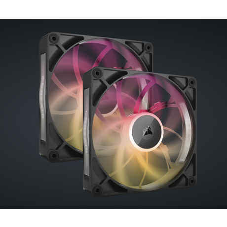 Ventilatoare Carcasa CORSAIR iCUE LINK RX140 MAX 2x140mm NEGRU