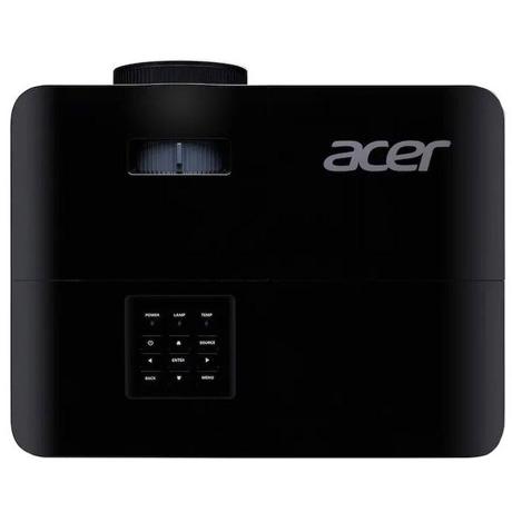 Videoproiector Acer X139, WXGA 1280*800, up to WUXGA 1920*1200, 4.800 lumeni, 16:10/ 16:9/ 4:3, 20.000:1, zoom optic 1.1x, distanta maxima proiectie 10 m, dimensiune maxima imagine 300'', boxa 3W, lampa 5.000/ 20.000 ore, 29 dB,2.4 kg, D-sub, composite video, 2* HDMI, PC audio in/ out, DC Out