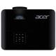 Videoproiector Acer X139, WXGA 1280*800, up to WUXGA 1920*1200, 4.800 lumeni, 16:10/ 16:9/ 4:3, 20.000:1, zoom optic 1.1x, distanta maxima proiectie 10 m, dimensiune maxima imagine 300'', boxa 3W, lampa 5.000/ 20.000 ore, 29 dB,2.4 kg, D-sub, composite video, 2* HDMI, PC audio in/ out, DC Out
