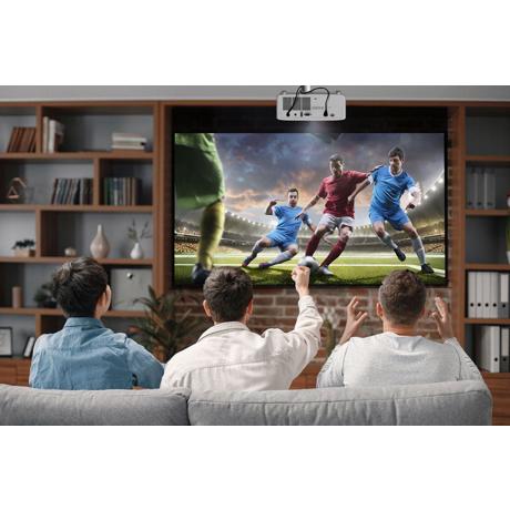 Videoproiector Optoma HZ146X-W, DLP laser FHD 1920* 1080, 3.800 lumeni, 2.000.000:1, 16:9/ 4:3/ 16:10, dimensiune maxima imagine 300", distanta maxima de proiectie 10 m, laser 30.000 ore, 2* HDMI, audio out, USB-A power 1.5A, RS232, 27- 34 dB, Full 3D, Security bar, Kensington Lock, protejare cu