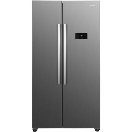 Frigider Side by Side Arctic AS427E4NMT, 442l, Clasa E, Full NoFrost, Compresor Silent Inverter,display, Inox