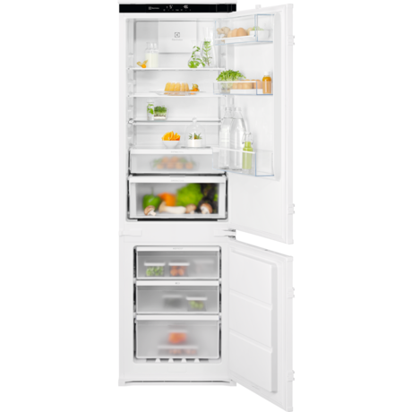 Combina frigorifica incorporabila Electrolux LNG7ME18S,  248 l, NoFrost, Control electronic, 178 cm, Clasa E