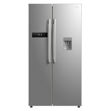 Frigider Side by Side Tesla RB5201FMXE, No Frost, Capacitate: 535 l, Clasa energetica E, Iluminare LED, Dozator de apa, Inox