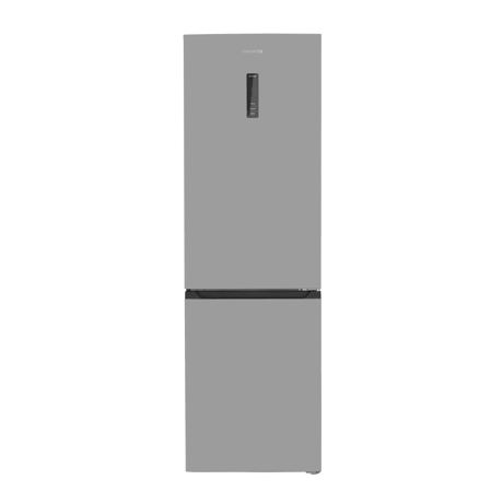 Combina frigorifica Daewoo RN-357DNFX, Total No Frost, 347 L, Display extern, Iluminare LED, Clasa F, L 60 cm, H 194 cm, Aspect Inox