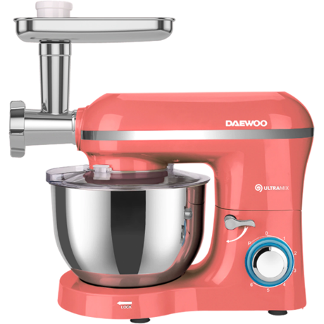 Mixer cu bol si masina de tocat carne Daewoo DHM200MGS