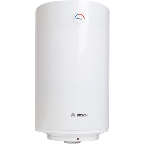 Boiler electric Bosch TR2000T 120, reglare manuală a temperaturii, rezistență electrică imersată de 2000 W, racordare în partea inferioară, Volum = 120l, Clasă eficiență energetică C
