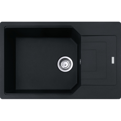 Chiuveta Franke Fragranite UBG 611-78L Matte Black 114.0687.282 , 78x50 cm, 1 cuva, picurator 1/2