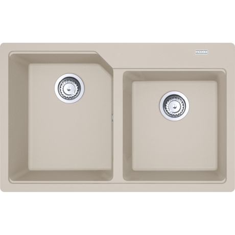 Chiuveta Franke Urban UBG 620-78, Fragranite, 78x50 cm, 2 cuve, Sahara 114.0687.306