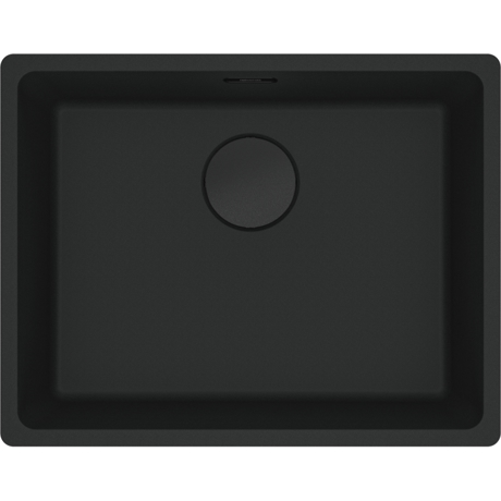 Chiuveta Franke Fragranite Maris MRG 110-52 Matte Black 125.0686.715 , Cuvă (fără picurător), Montare sub blat, 553x433x200