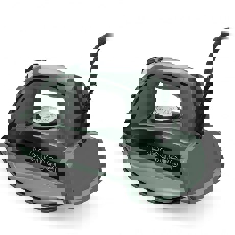 Fier de calcat Tesla IR600BGP, 3000 W, Sensor maner, Abur vertical, rezervor 400 ml, 65g/min, Autocuratare, Oprire automata, cablu 2.5 m, Verde/Negru