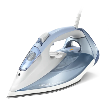 Fier de calcat PHILIPS Seria 7000 DST7011/20, 2600W, 220g/min, 300ml, talpa SteamGlide Plus, albastru deschis-gri