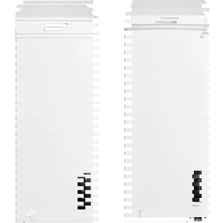 Lada frigorifica Tesla RH1500ME, 142 l, Clasa E, Functie frigider, Control electronic, Display led, H 85 cm, Alb