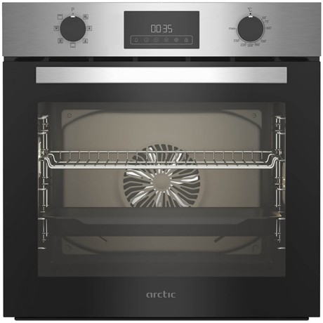 Cuptor incorporabil Arctic ARVIE1130XM, Electric, 71 l, Autocuratarea catalica, Timer digital, Grill, Clasa A, Inox