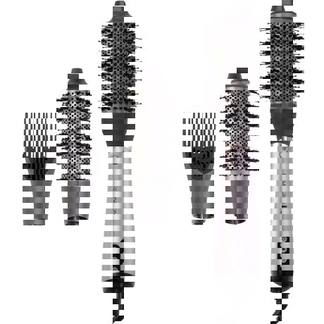 Perie fixa adaptiva cu aer cald Remington Proluxe You AS9880, 1000 W, 3 setari caldura/viteza, Display LED, Ionizare, Gri