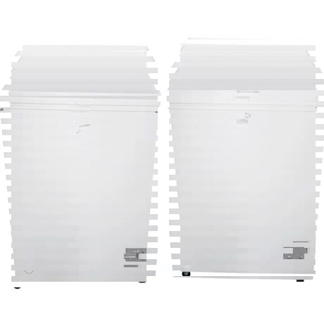 Lada frigorifica Beko CF316EIWN, 308 l, Clasa E, Conditii extreme, Panou de control cu leduri, Alb