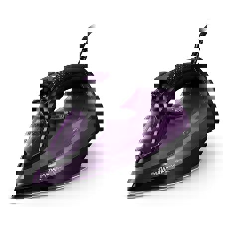 Fier de calcat PHILIPS Seria 7000 DST7051/30, 2800W, 250g/min, 300ml, talpa SteamGlide Elite, mov