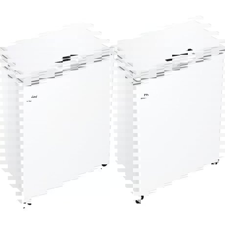 Lada frigorifica Haier HCE420E, Low Frost, 418 l, H 89 cm, Clasa E, alb