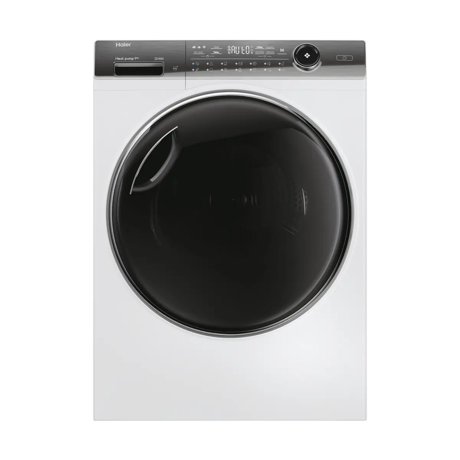 Uscator de rufe Haier HD90-A2979N-S, Pompa de caldura, 9 kg, Clasa E, i-Refresh, Dry Sensor, Alb