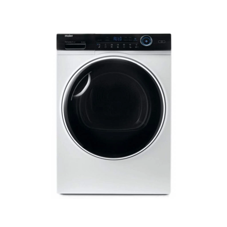 Uscator de rufe Haier HD90-A3959-S, Pompa de caldura, 9 kg, 11 programe, Clasa A+++, Motor Inverter, iRefresh,Wifi, Alb