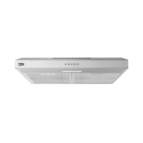 Hota incorporabila Beko HNS61222NAX, Traditionala, 201 mc/h, 3 trepte de viteza, Argintiu
