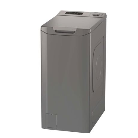 Masina de spalat cu incarcare verticala Candy TCA283DR2-S, 8 kg, 1200 RPM, Display 3D, Wifi,Mix Power Systems, Gentle touch opening, Clasa D, Antracit
