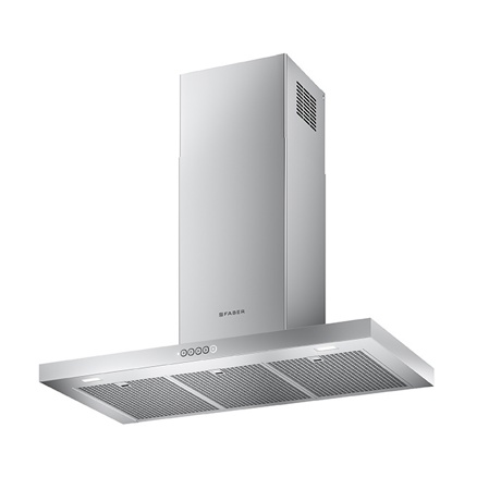 Hota decorativa Faber BELLA SILENCE X A90, 750 m3/h, 3 viteze + Intensiv, Iluminare LED, 90 cm, Inox