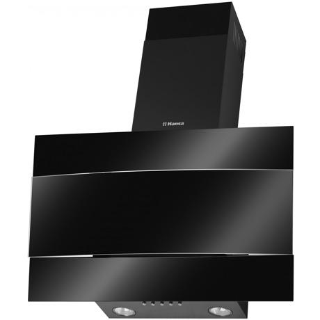 Hota incorporabila decorativa Hansa OKC624SH, Putere de absorbtie 244 mc/h, Clasa E, 60 cm, Negru