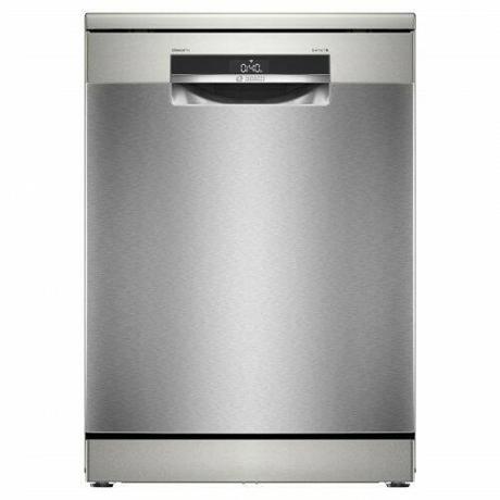 Masina de spalat vase Bosch SMS4EMI06E, Independenta, 14 seturi, Clasa energetica B, EfficientDry si Heat exchanger, consum de apa 9.5l, InfoLight, AquaSensor, LoadSensor, DosageAssist, Detergent Automation, AquaStop, 6 programe, 4 functii, Inox