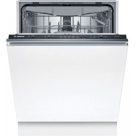 Masina de spalat vase Bosch SMV25EX02E, complet incorporabila, capacitate 13 seturi, clasa de eficienta energetica E, consum de apa 9,5l, AquaStop, DosageAssist, EcoSilence Drive, Detergent Automation, 5 programe,VarioSpeed Plus