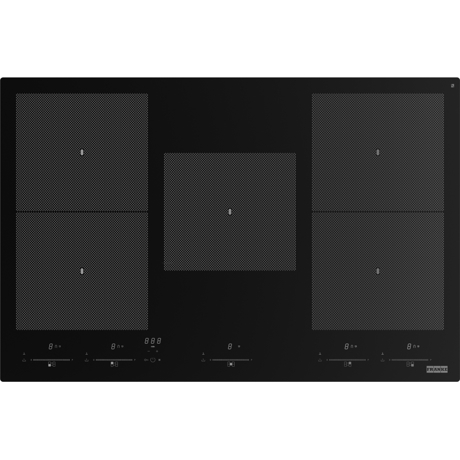 Plita Franke Inductie FMY 808 I FP BK KL Nero 108.0704.932, Inductie, 5 zone, 7400 W, Touch Control, Wifi, Negru